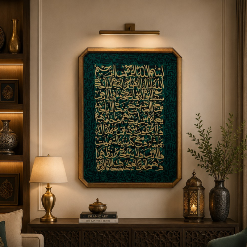 Emerald & Gold Ayat al-Kursi